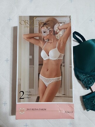 diğer Beden Orkide 2 beden büyüten push up sütyen takımı