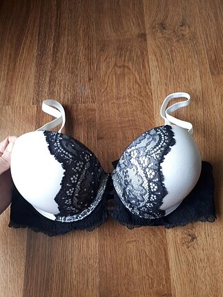 La senza beyaz double push up sütyen