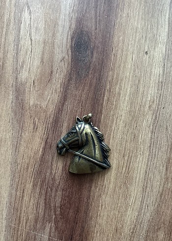 Kahverengi Tokalı At Figürlü Kadın Charm - Görsel 3