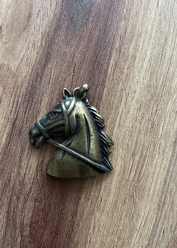 Kahverengi Tokalı At Figürlü Kadın Charm - Görsel 2