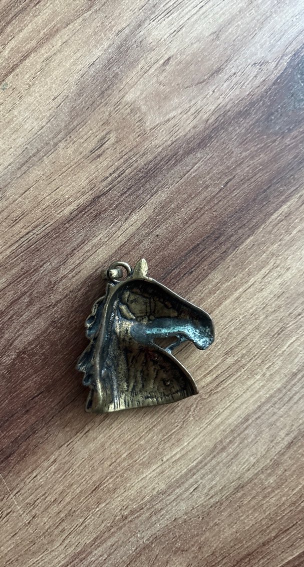 Kahverengi Tokalı At Figürlü Kadın Charm - Görsel 4