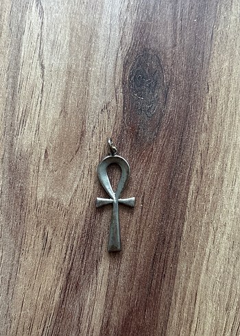 Bohem Tarzı Kahverengi Antik Kolye Ucu - Görsel 2