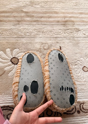 Kızlar için Kahverengi Leopar Desenli Sıcak Terlik - Görsel 2