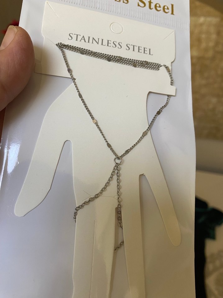 Zincir Detaylı Kadın El Zinciri - Görsel 3