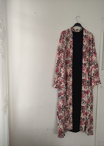 Kadın Çok Renkli Uzun Bohem Kimono