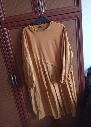 Hardal rengi tunik 