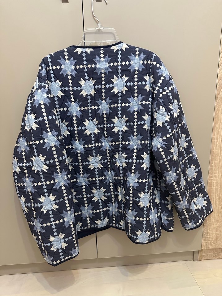 Mudo Collection Lacivert Desenli Kapitone Ceket L (Kusurlu) - Görsel 3
