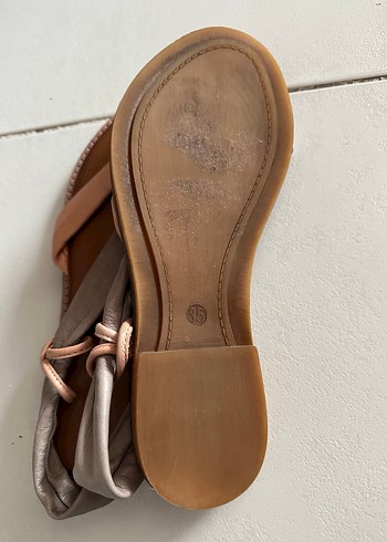 Inuovo %100 Deri Sandalet 35 Numara - Görsel 2