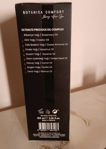 Botanica Comfort Ultimate Precious Oil Saç Bakım Yağı - Görsel 4