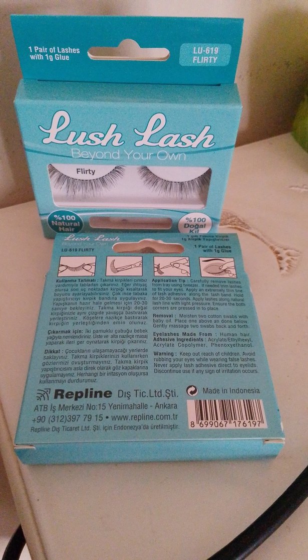 Lush Lash Doğal Görünümlü Flirty Takma Kirpik 2'li - Görsel 2