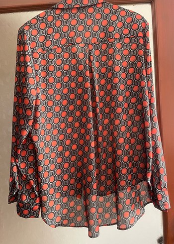 Kırmızı Puantiyeli Uzun Kollu Gömlek - Görsel 4