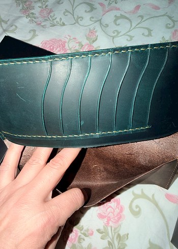 Kahverengi Deri Kadın Cüzdanı - Görsel 7