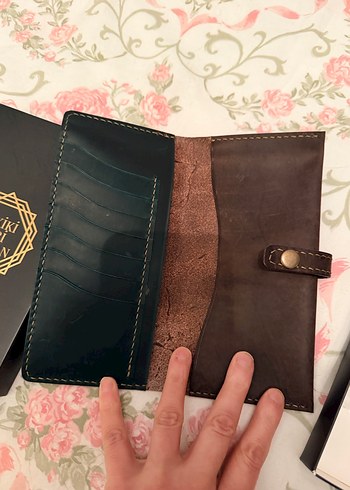 Kahverengi Deri Kadın Cüzdanı - Görsel 8