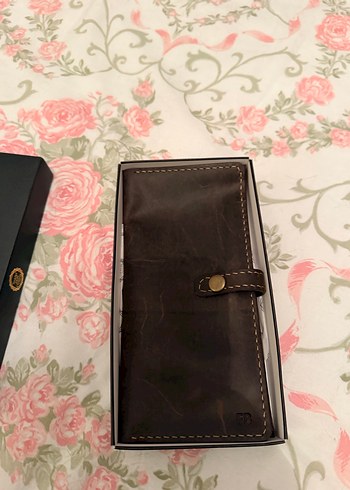 Kahverengi Deri Kadın Cüzdanı - Görsel 4