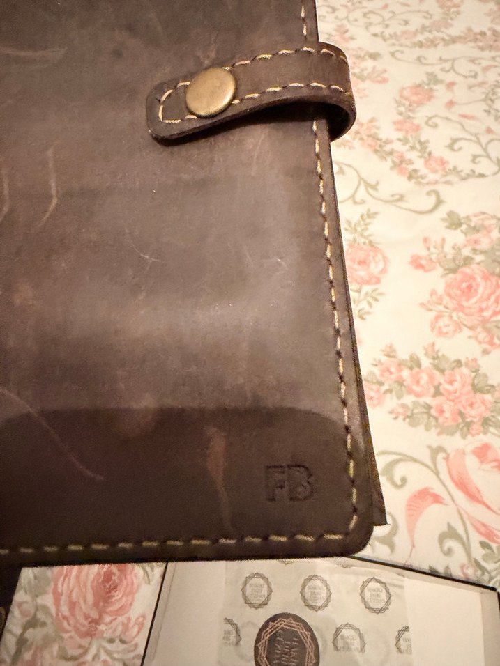 Kahverengi Deri Kadın Cüzdanı - Görsel 3