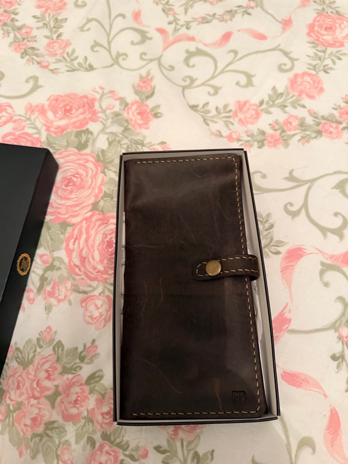 Kahverengi Deri Kadın Cüzdanı - Görsel 4