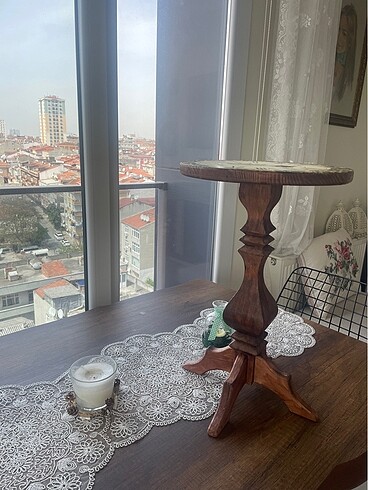  Beden siyah Renk Ahşap sehpa