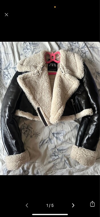Zara biker crop ceket
