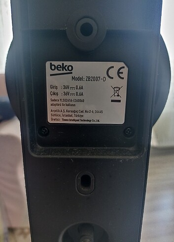 Beko şarjlı dikey Süpürge 