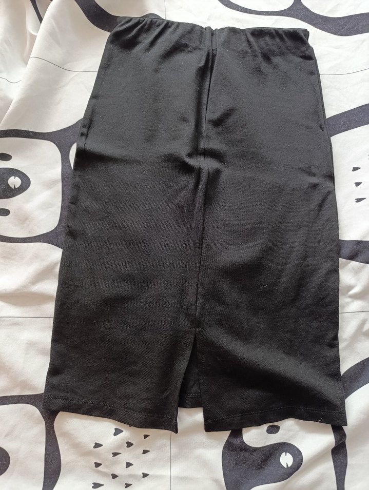 Siyah Midi Hamile Eteği - Görsel 2