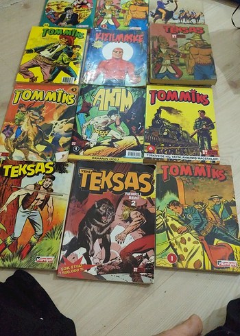 Teksas ve Tommiks Çizgi Roman Koleksiyonu