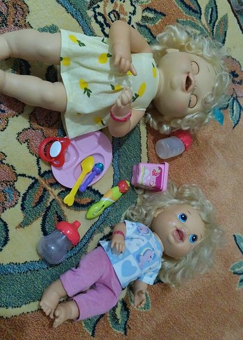 Pembe ve Pastel Renkli Bebek Oyuncak Seti