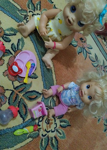 Beden çeşitli Renk Pembe ve Pastel Renkli Bebek Oyuncak Seti