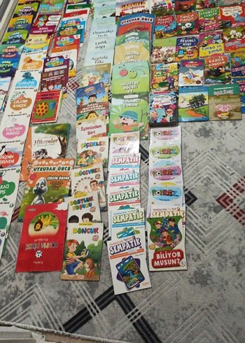  Çocuklar için çeşitli kitaplar seti
