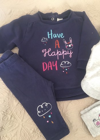 Uzun Kollu, Baskılı kız Bebek Takımı - Görsel 2