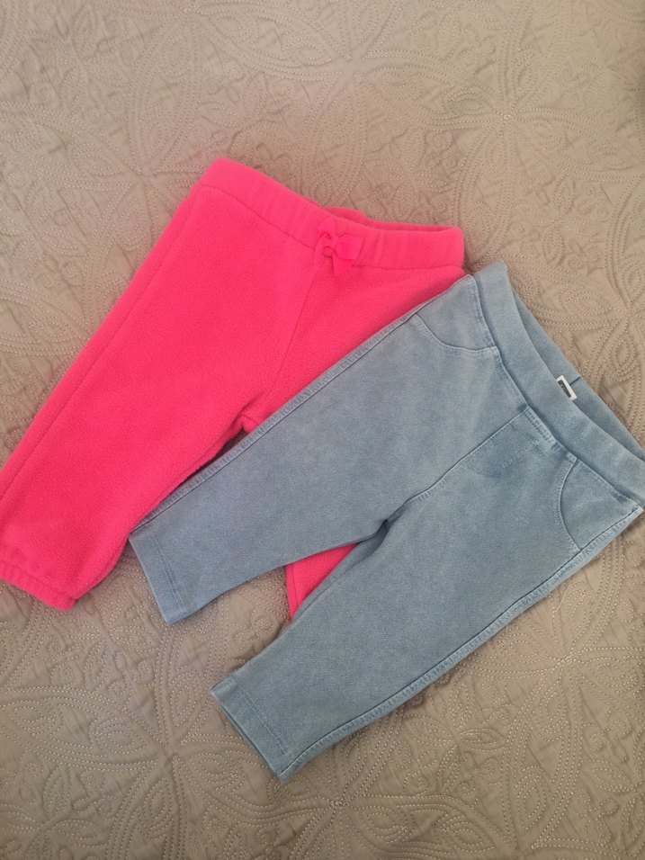 Pembe-gri Kız Tayt - Görsel 2