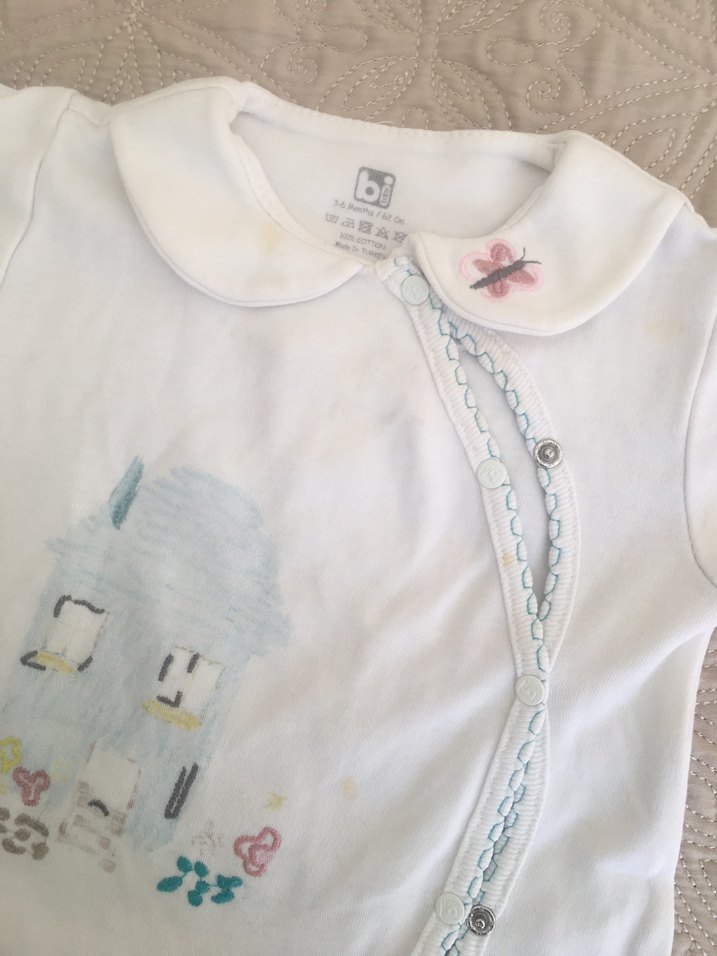 Kız Çocuk Uzun Kollu 3-6 ay tulum - Görsel 2