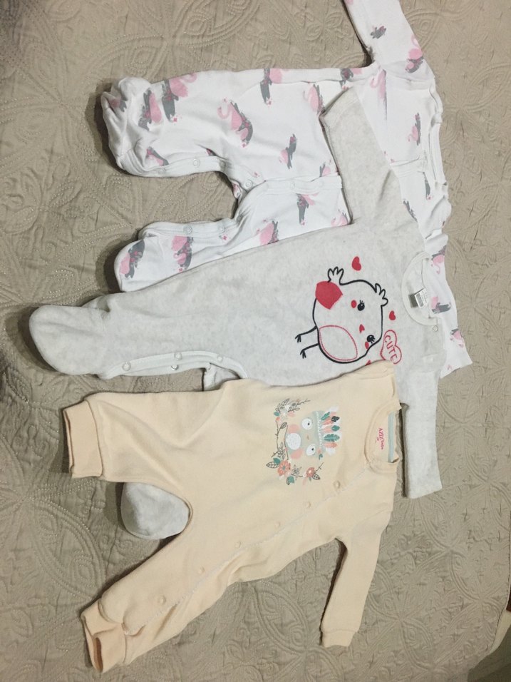 Yenidoğan kız bebek tulum - Görsel 2