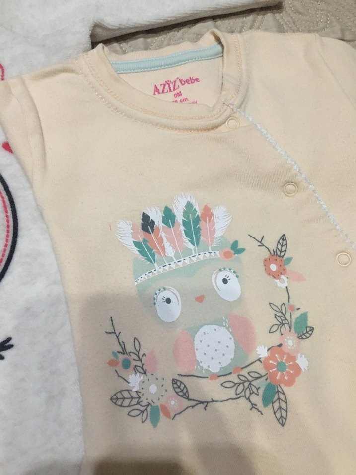 Yenidoğan kız bebek tulum - Görsel 5