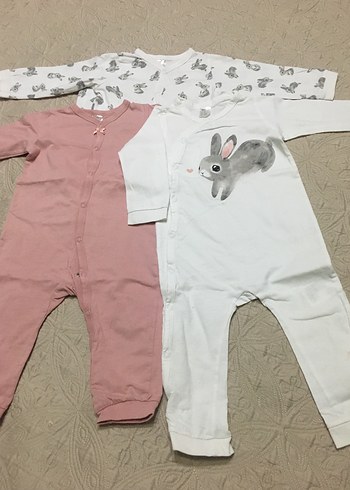 Kız Çocuk Uzun Kollu Pamuklu tulum - Görsel 4