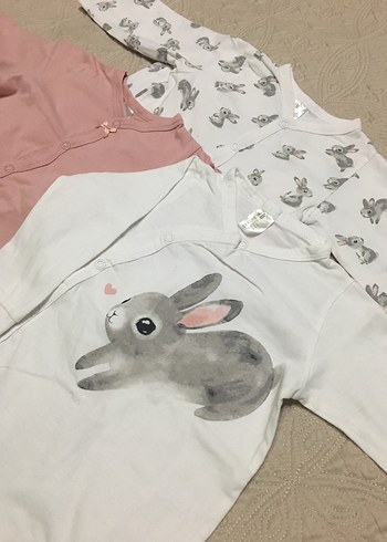 Kız Çocuk Uzun Kollu Pamuklu tulum - Görsel 2