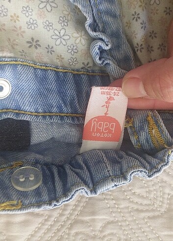 Kız çocuk kot tulum - Görsel 2