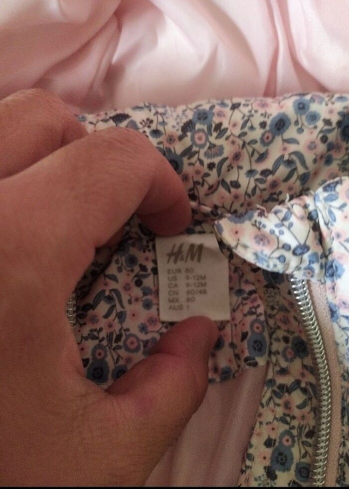 H&m kız bebek mont - Görsel 2