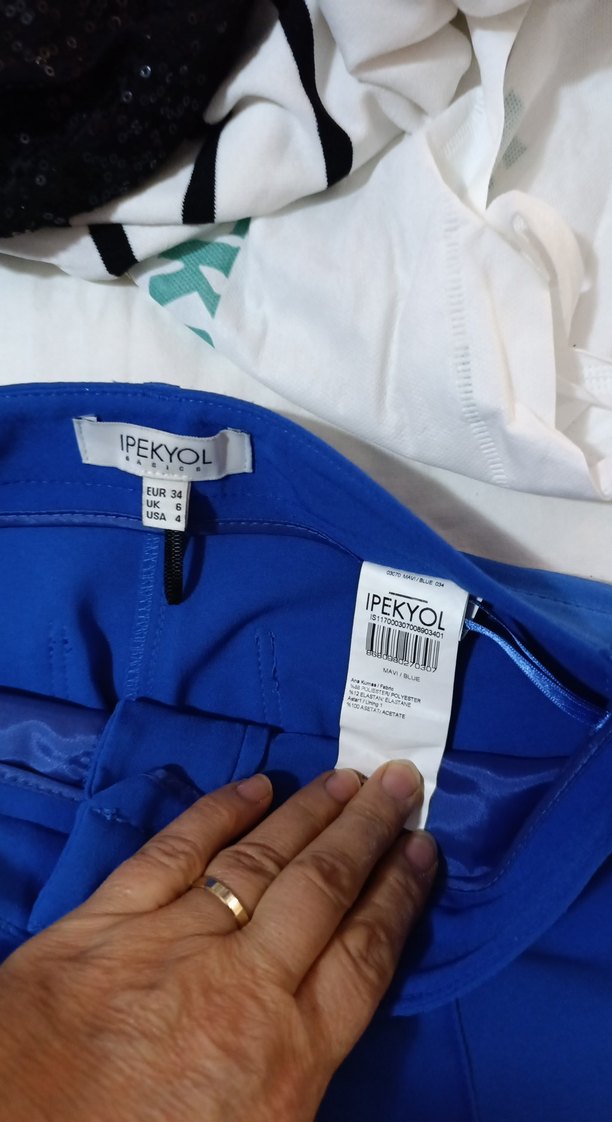 IPEKYOL Mavi Erkek Rozeti bel 34 - Görsel 5