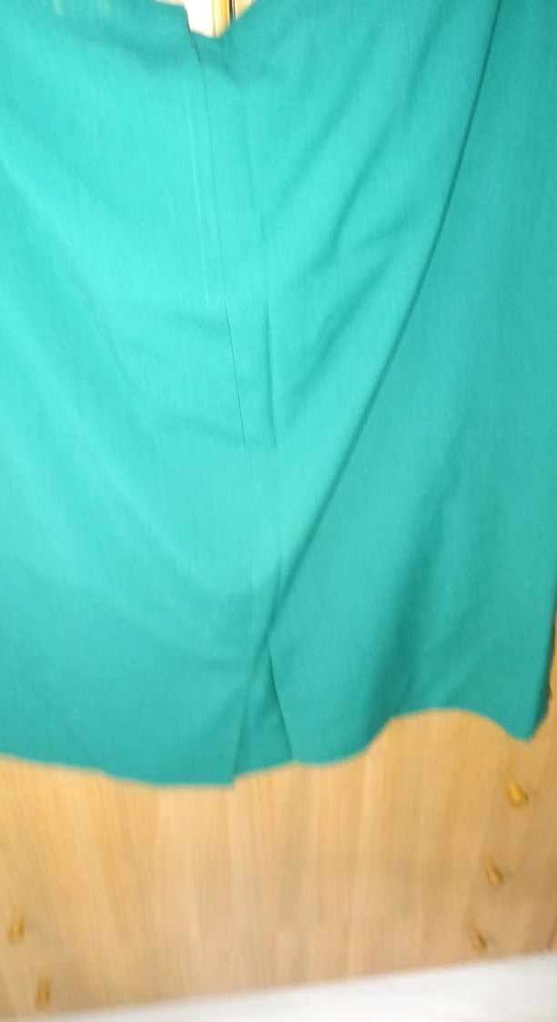 Yeşil Midi Drapeli Kadın Etek özel sıkım bel olcu 46 - Görsel 4