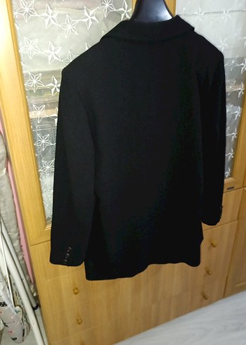 Düğmeli Siyah bayan Takım Ceketi ozel tasarım - Görsel 3