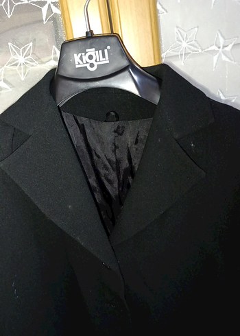 Düğmeli Siyah bayan Takım Ceketi ozel tasarım - Görsel 2