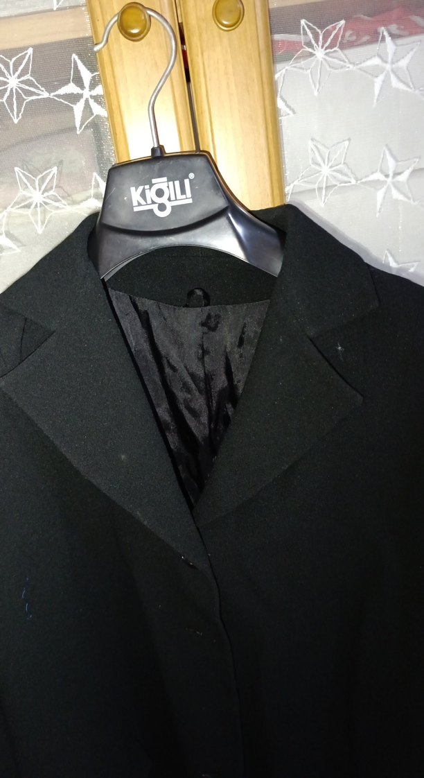 Düğmeli Siyah bayan Takım Ceketi ozel tasarım - Görsel 2