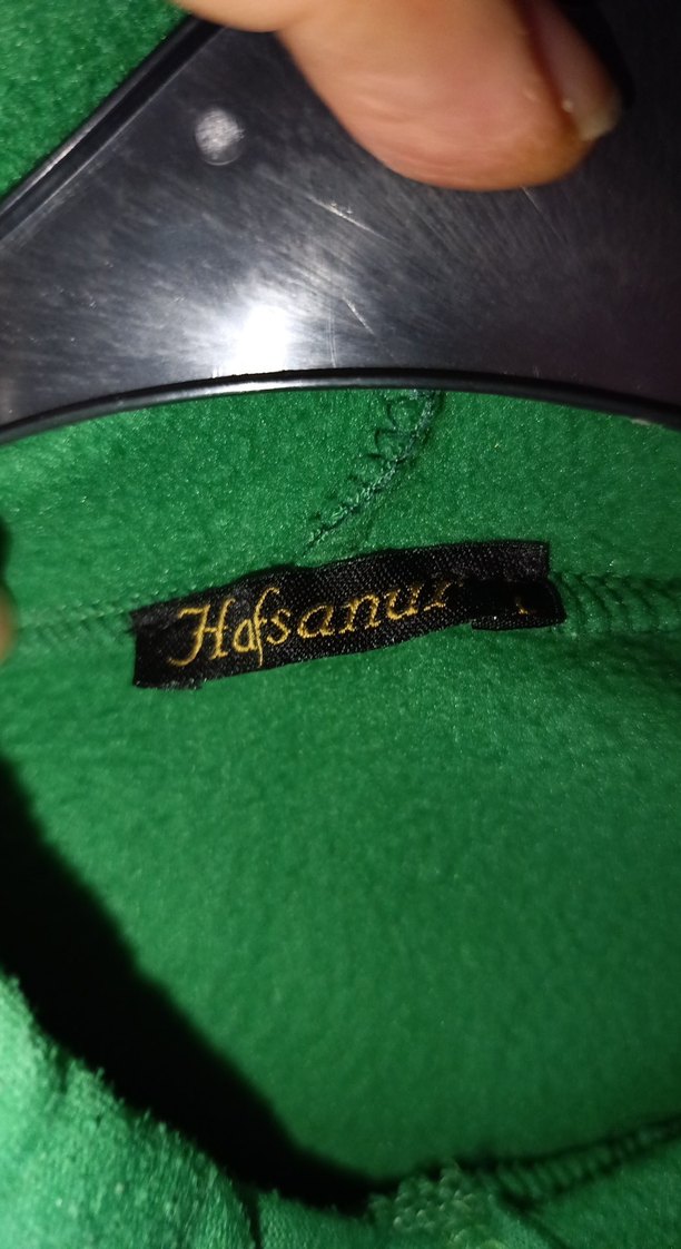 Yeşil Kapüşonlu Kadın Sweatshirt - Görsel 3