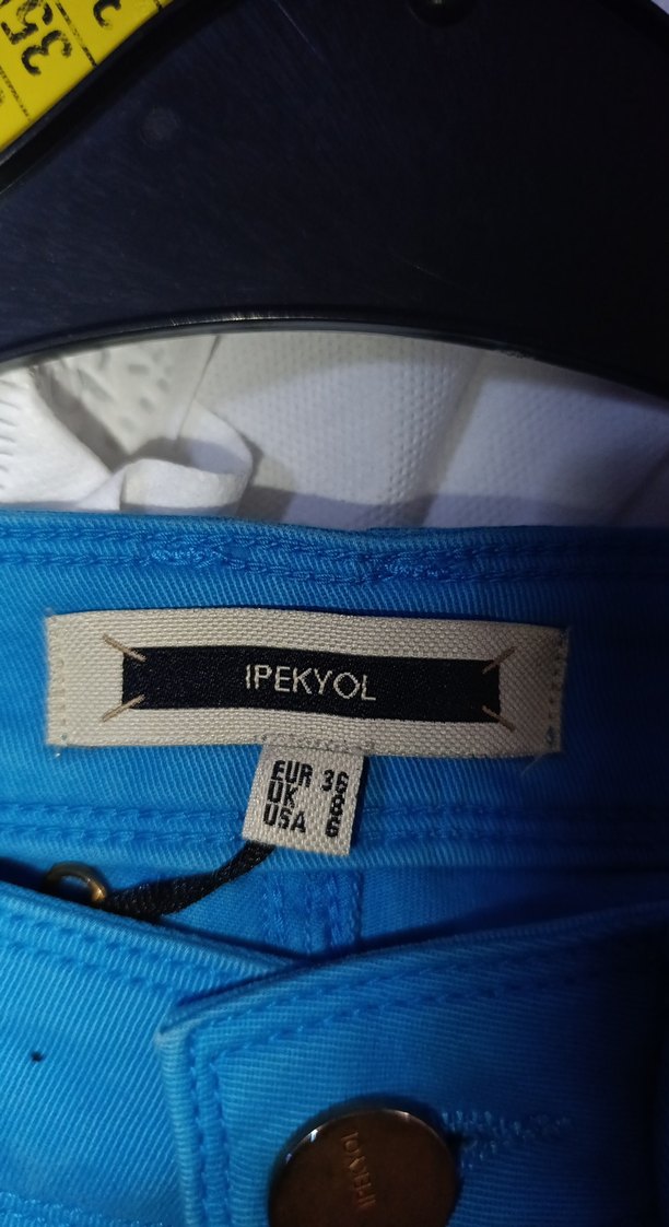 Mavi Kadın Denim Kumaş Pantolon bel 36 boy 110 cm - Görsel 5