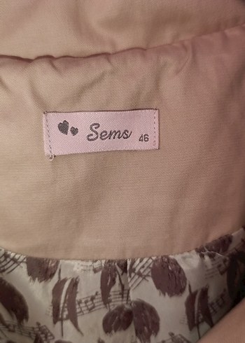 Bej Düğmeli Rahat Kadın Ceket - Görsel 3