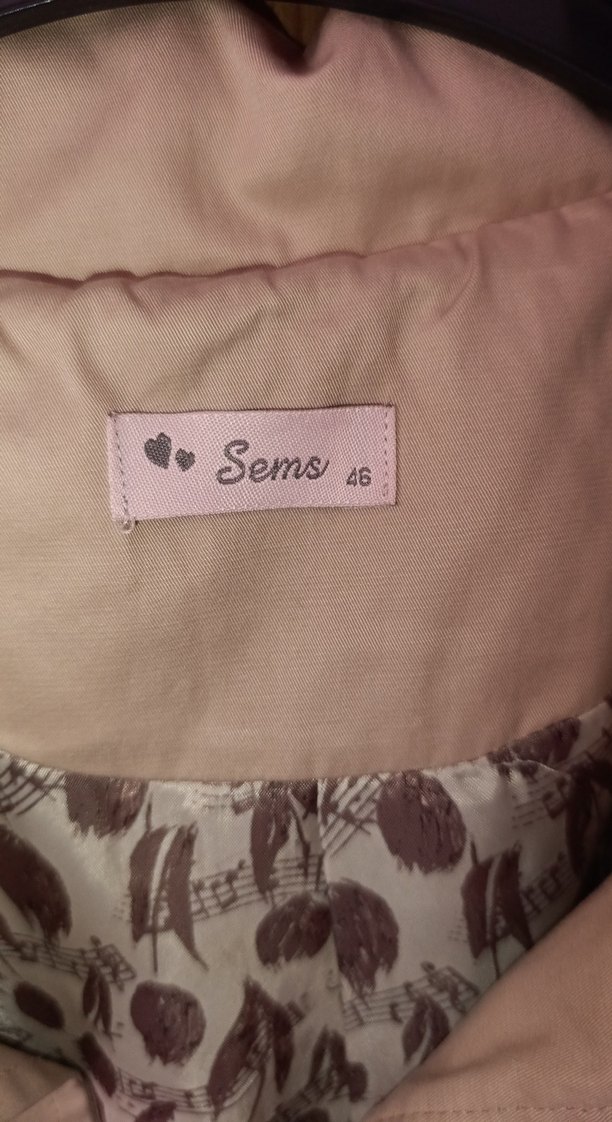 Bej Düğmeli Rahat Kadın Ceket - Görsel 3