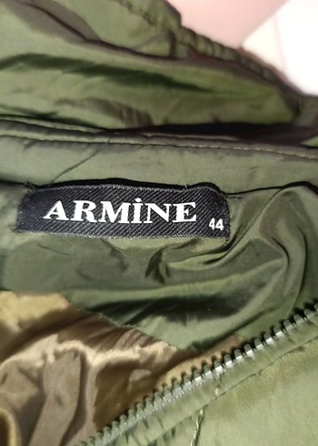 Kadın Haki Uzun Kollu Kışlık Mont - Görsel 6