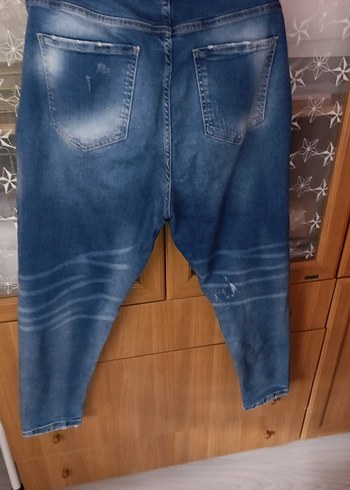 Mavi Bol Kesim Kadın Kot Pantolon bel olcu 44 - Görsel 5