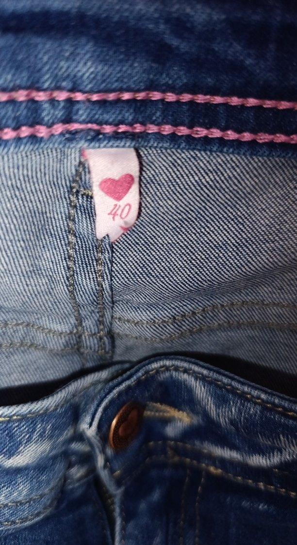 Mavi Bol Kesim Kadın Kot Pantolon bel olcu 44 - Görsel 3