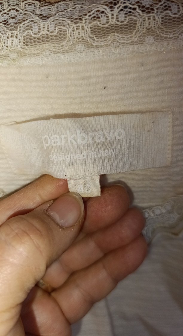 Düğmeli Keten Kadın Ceket Beyaz - Görsel 5